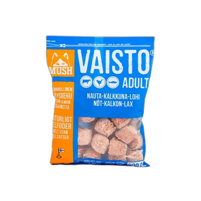 Mush Vaisto täissööt koerale veis-kalkun-lõhe 800g