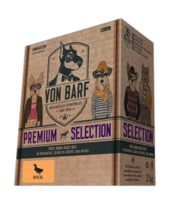 Von BARF tasakaalustatud toortoit koertele Premium Selection Duck