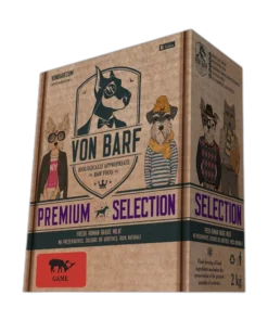 Von BARF tasakaalustatud toortoit koertele Premium Selection Game