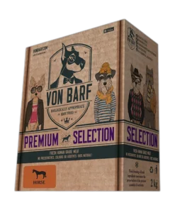 Von BARF tasakaalustatud toortoit koertele Premium Selection Horse
