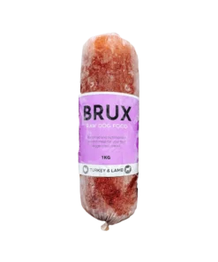 BRUX tasakaalustatud toortoit koertele kalkun ja lammas 1kg